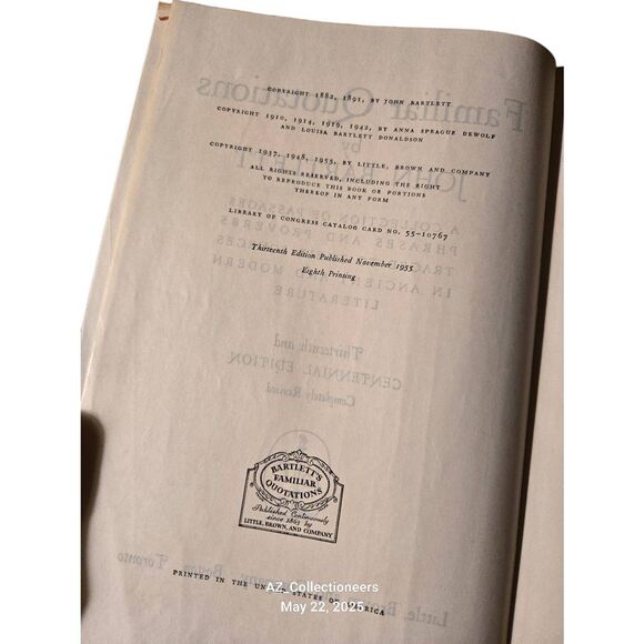 Familiar quotations by John Bartlett - little, brown - Picture 5 of 6